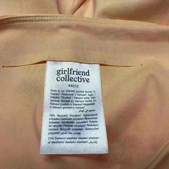 Girlfriend Collective High Waist Capri Leggings in Sunburst Size XS - Picture 9 of 10